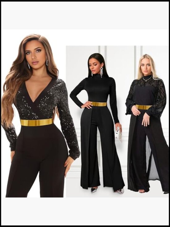 Metal Waistband Skinny Belt Elastic Stretchy Belt with Interlocking Buckle main image 5